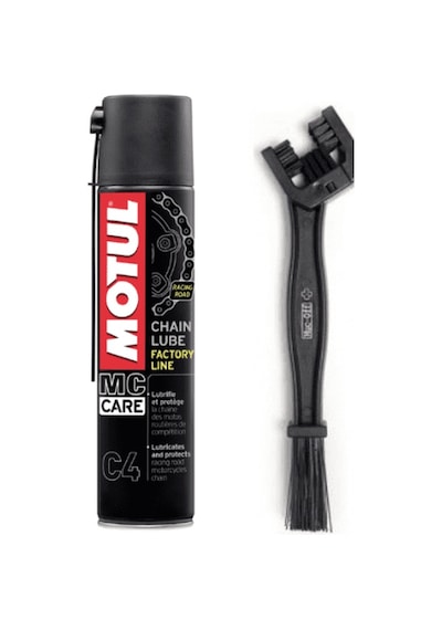 Motul C4 Factory Line Zincir Yağı 400 ML + Siyah Zincir Fırçası