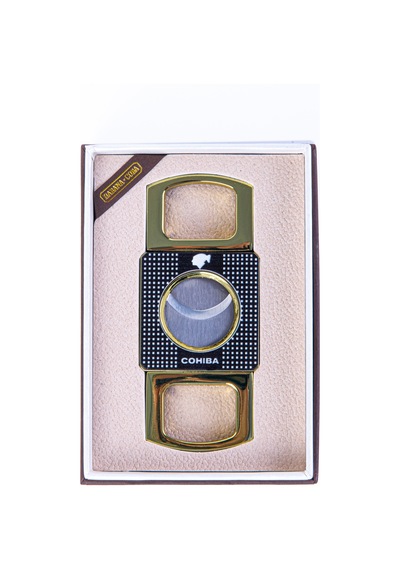 Cohiba Gold-siyah Metal Puro Makası Kesici - Tr8298