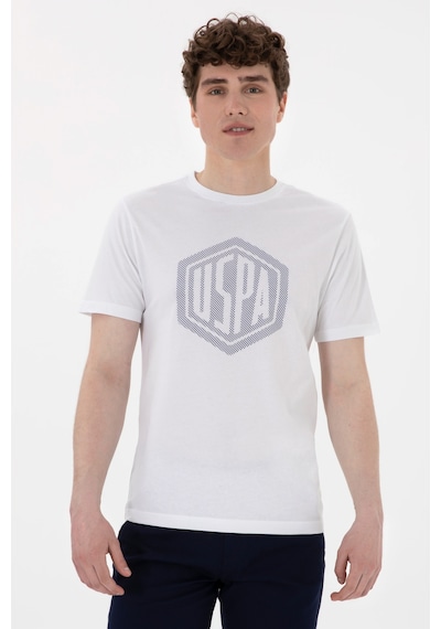 U.S. Polo Assn. Erkek Regular Fit Bisiklet Yaka Beyaz Tişört 50300382-VR013 U.S. Polo Assn. Erkek Regular Fit Bisiklet Yaka Beyaz Tişört 50300382-VR013