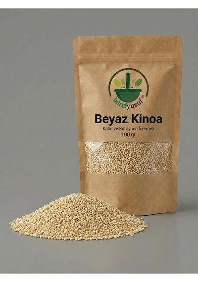 İxirciyusuf Beyaz Kinoa Quinoa White Quinoa Quinoa Grain Chenopodium Quinoa Doğal Tane 100 G