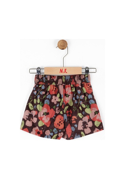 Xo Kids Kız Çocuk Şort Etek 9ay-4 Yaş 57611 Coral Çok Renkli