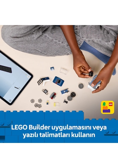 LEGO® City Araçlar – Polis Kamyonu 60481 - 5 Yaş Üzeri Çocuklar için Polis Memuru Minifigürü İçeren Oyuncak Yapım Seti (71 Parça)