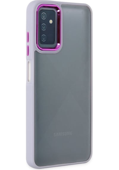 Samsung Galaxy M13 Uyumlu Kılıf Dora Kapak - Lila