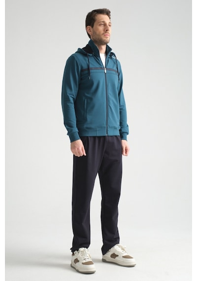 Shooter Sportswear Shooter Premium Dik Yaka Rahat Form Klasik Paça Erkek Eşofman Takımı Petrol Mavisi Shooter Sportswear Shooter Premium Dik Yaka Rahat Form Klasik Paça Erkek Eşofman Takımı Petrol Mavisi