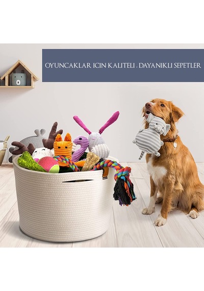 Mavaux Camatschua Büyük Boy Sepet Beyaz