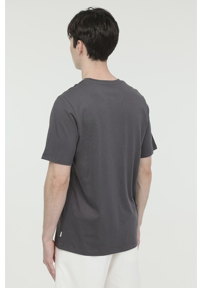 Jack & Jones Jjeorganıc Basıc Tee Ss O Grı Erkek Kısa Kol T-shirt 000000000101927697 Gri