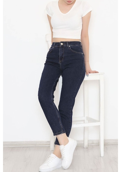 Mokashopin - Boyfriend Kot Pantolon Koyumavi - 11917.1431. 001