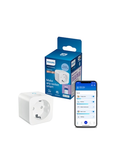 Philips Smart Lighting Akıllı Priz Matter Type-f - Google Home, Alexa, Homekit Ve Matter Uyumlu