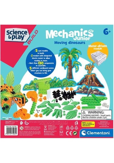 '+6 Yaş Mechanics Junior Hareketli Dinozorlar Clementoni