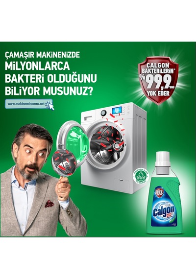 Calgon Ekstra Hijyen Çamaşır Makinesi Jel 3 x 750 ML