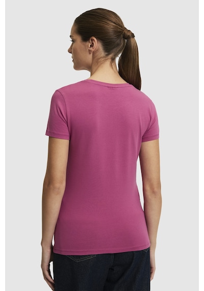 U.S. Polo Assn. U.s. Polo Assn. Kadın Fuşya Tişört Basic 50321809-vr023 Fusya