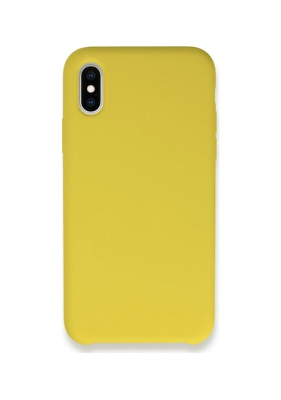 Apple İphone X Kılıf Lansman Legant Silikon - Sarı 0.2M-Çok Renkli