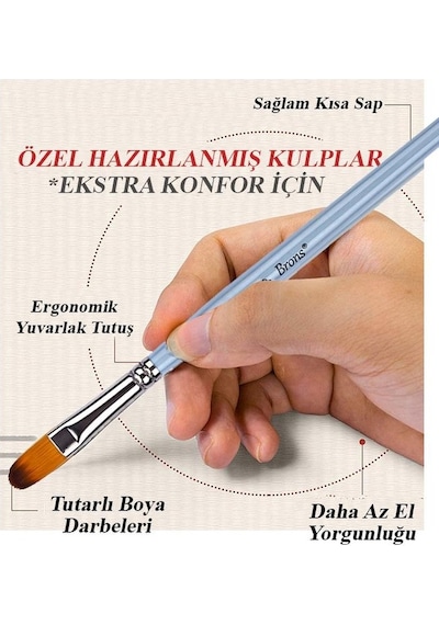Kedi Dili Fırça No:16
