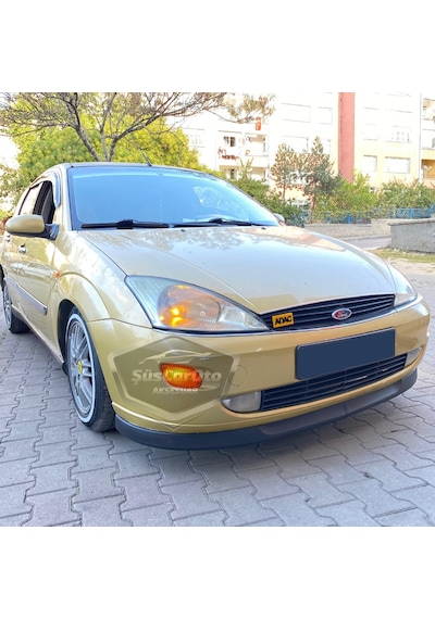 Ford Focus 1 Hb&sedan 1998-2004 Uyumlu Üniversal Astra H Lip Esnek Ön Lip 2 Parça Tampon Altı Dil Karlık Ön Ek 00 Şüscaroto Aksesuar