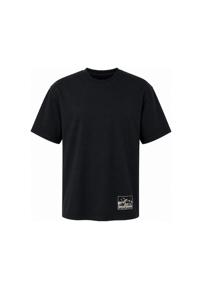 Skechers M Skypeak Crewneck Regular Box Logo T-shirt S2620057-3817 Erkek Tişort siyah