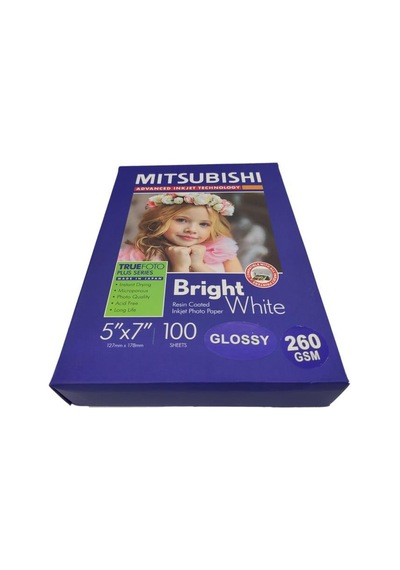 Mitsubishi 5X7 13X18 260 G Parlak Inkjet Kağıt