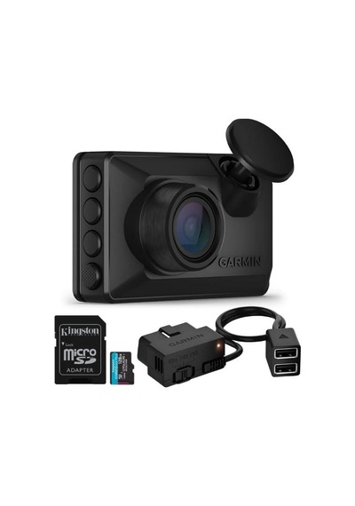 Garmin Dash Cam X110 Kompakt 1080p Kamera, 140 Derece Görüş Alanı Ve Ses Kontrolü Siyah Ve Araç Kamerası İçin Garmin Sabit Güç Kablosu...-123430