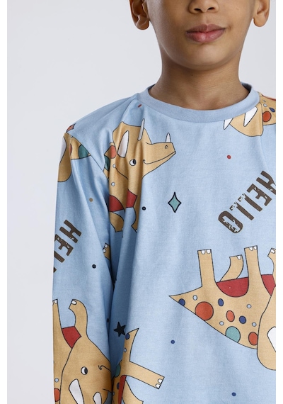 Erkek Pijama Takımı Mavi