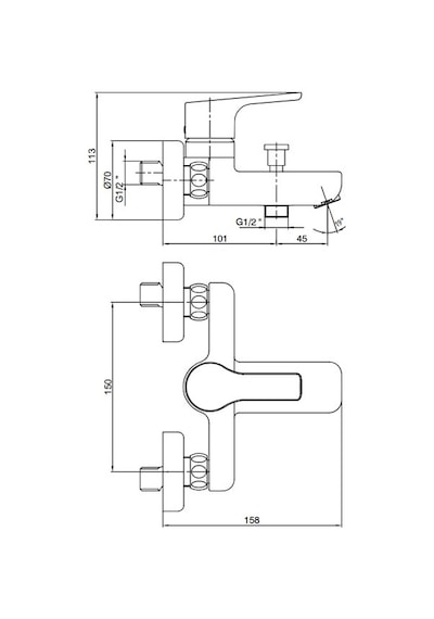 Eca Luna Gold Banyo Bataryası Altın Renkli 102802450 Eca Altın