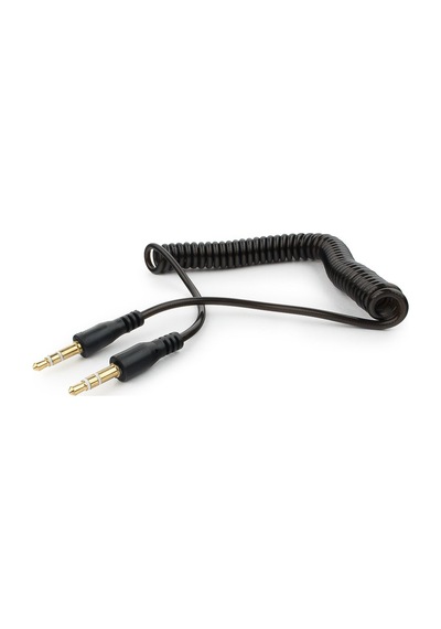 3.5mm Stereo Spiral Tasarım Araç AUX Ses Kablosu 2 Metre