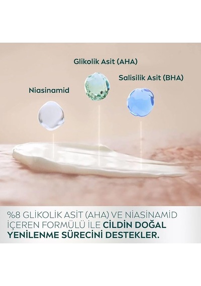 Nıvea Derma Skin Clear Night Exfoliator Gece Arındırıcı Krem 40ml X 2 Adet