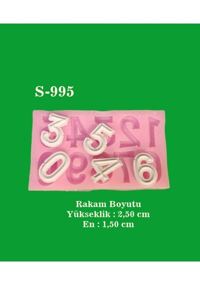 Rakam Silikon Kalıp S995