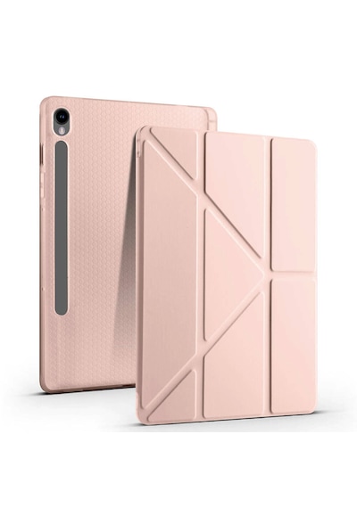 Samsung Galaxy Tab S10 Fe İle Uyumlu Kılıf Tri Folding Kalem Bölmeli Katlanabilir Standlı Pu Deri Yumuşak Kapak Kapaklı Kılıf Samsung Galaxy Tab S10 Fe İle Uyumlu Kılıf Tri Folding Kalem Bölmeli Katlanabilir Standlı Pu Deri Yumuşak Kapak Kapaklı Kılıf