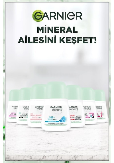 Garnier Mineral Hyaluronik Bakım 72 Saat Kadın Roll-On Deodorant 50 ML