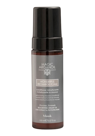 Nook Magic Arganoil Yıpranmış Saçlar İçin Peptit Ve Amino Asit İçeren Onarıcı Dolgunlaştırıcı Durulanmayan Saç Köpüğü 150ml
