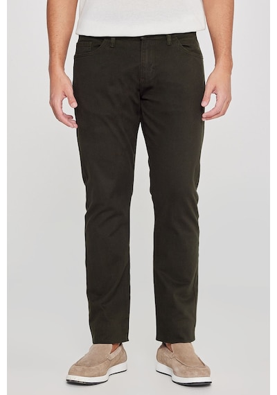 Ac&Co / Altınyıldız Classics Slim Fit Dar Kesim Pamuklu Esnek Chino Erkek Pantolon - Haki