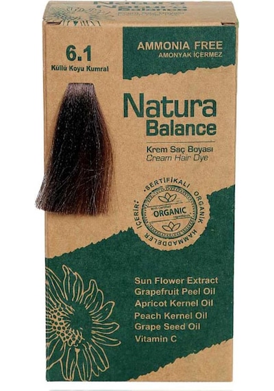 Natura Balance Saç Boyası 6.1 Küllü Koyu Kumral