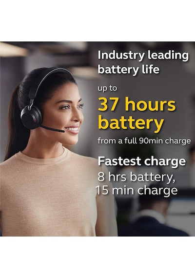 Jabra Evolve2 65 Uc Kablosuz Kulaklık Link380A Stereo