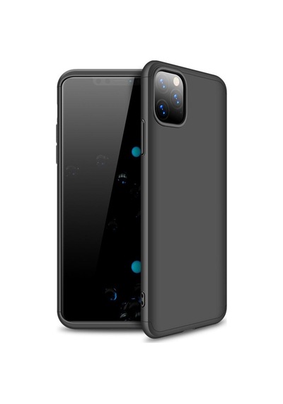 Apple Uyumlu  iPhone 11 Pro Max Kılıf 3 Parçalı 360 Tam Koruma Gkk Kapak