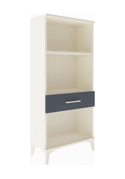 Arges Dolap 2 Raflı Tek Çekmeceli 60x30x134 Aytaşı-antrasit Aytaşı
