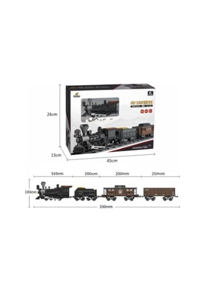 Klasik Oyuncak Kara Tren Seti