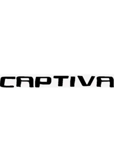 Chevrolet Uyumlu Captıva Siyah Yazı