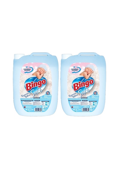 Bingo Soft Çamaşır Yumuşatıcısı Kuzumun Kokusu 2 x 5 L