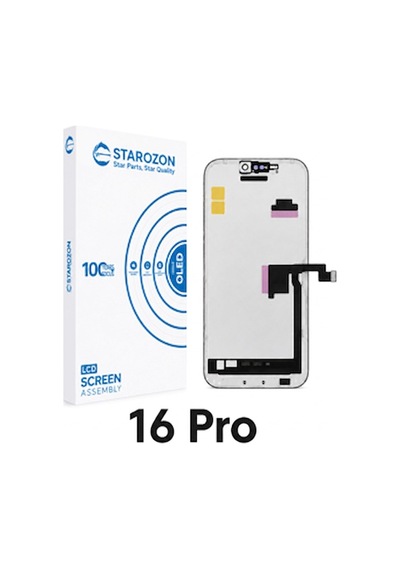Starozon - Apple iPhone Uyumlu 16 Pro Soft-oled Ekran Panel