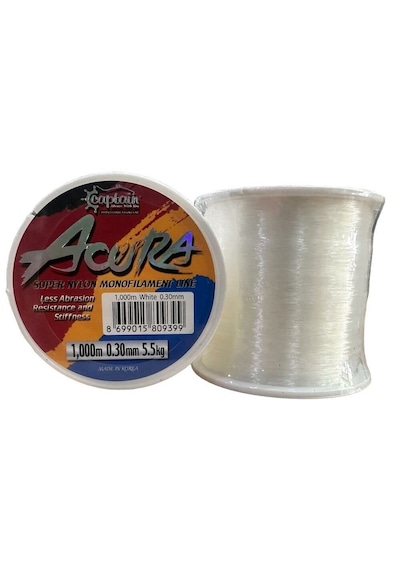 Captain Acura 0.30mm 1000 Metre Monofilament Bobin Misina