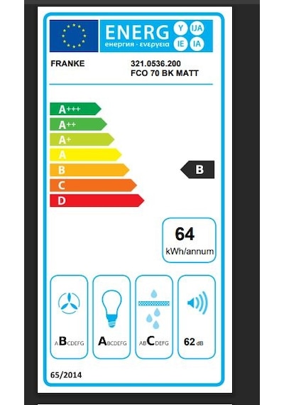 Franke Trendline Plus Trendline BK 70 Duvar Tipi 70 CM Davlumbaz