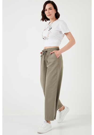 Lela Bayan Pantolon 668yp4760 Açık Haki