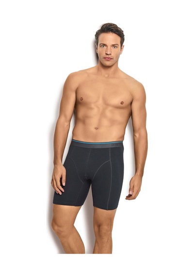 Jiber Erkek Füme Pamuklu Likralı 3 Lü Boxer 268