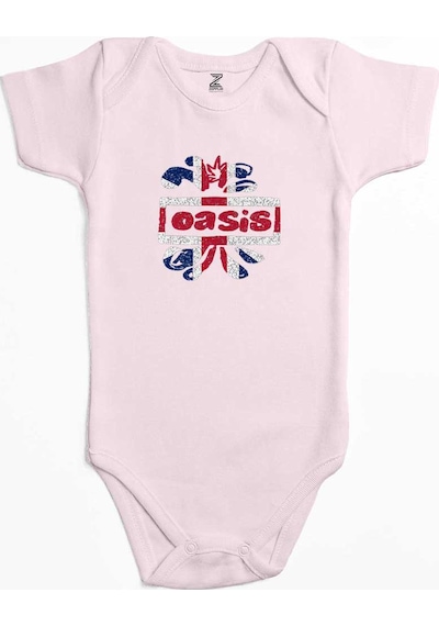 Zepplin Giyim Oasis Logo Siyah Bebek Body Zıbın