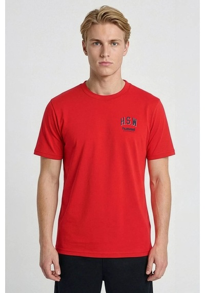 Hummel Hmlveta Kırmızı Erkek T-shirt 912366-9829 Kırmızı