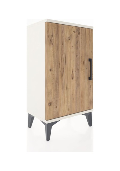 Arges Komodin 2 Raflı Tek Kapaklı 44x30x80 Aytaşı-çam Aytaşı