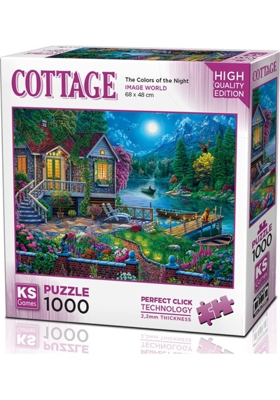 Ks Games 1000 Parça Gecenin Renkleri Puzzle