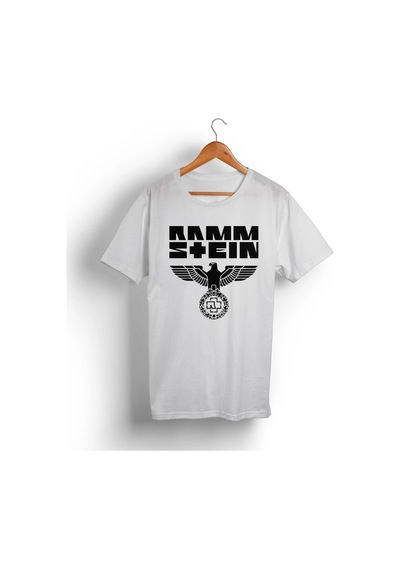 Startmore Rammstein Band Unisex Tişört Beyaz