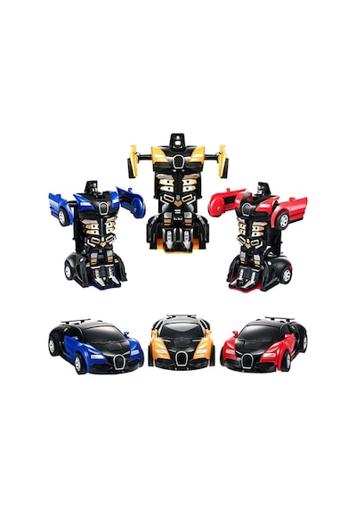 Robot Çek Bırak Araba - Kendinden Robota Dönüşebilen Araba - 1 Adet Diğer