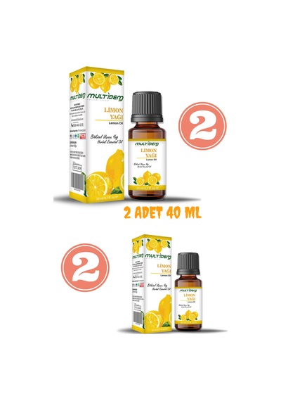 Multidem limon Uçucu Bitkisel Yağı 2 x 20 ml