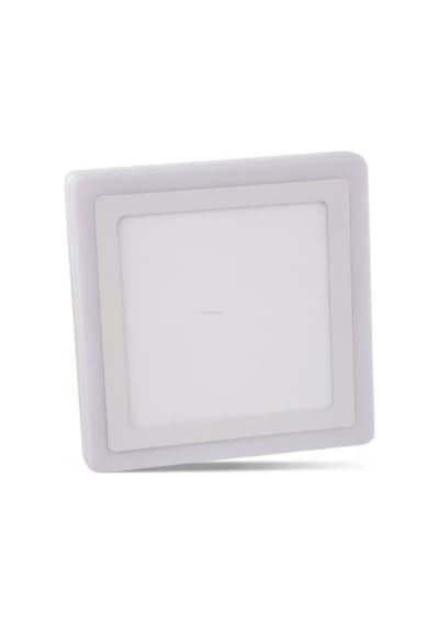Elektrikhouse 24 Watt Sıva Üstü Kare Panel Led Spot Beyaz Işık Beyaz